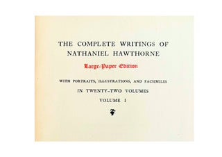 The Works of Nathaniel Hawthorne
