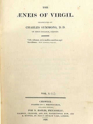 The Æneis of Virgil