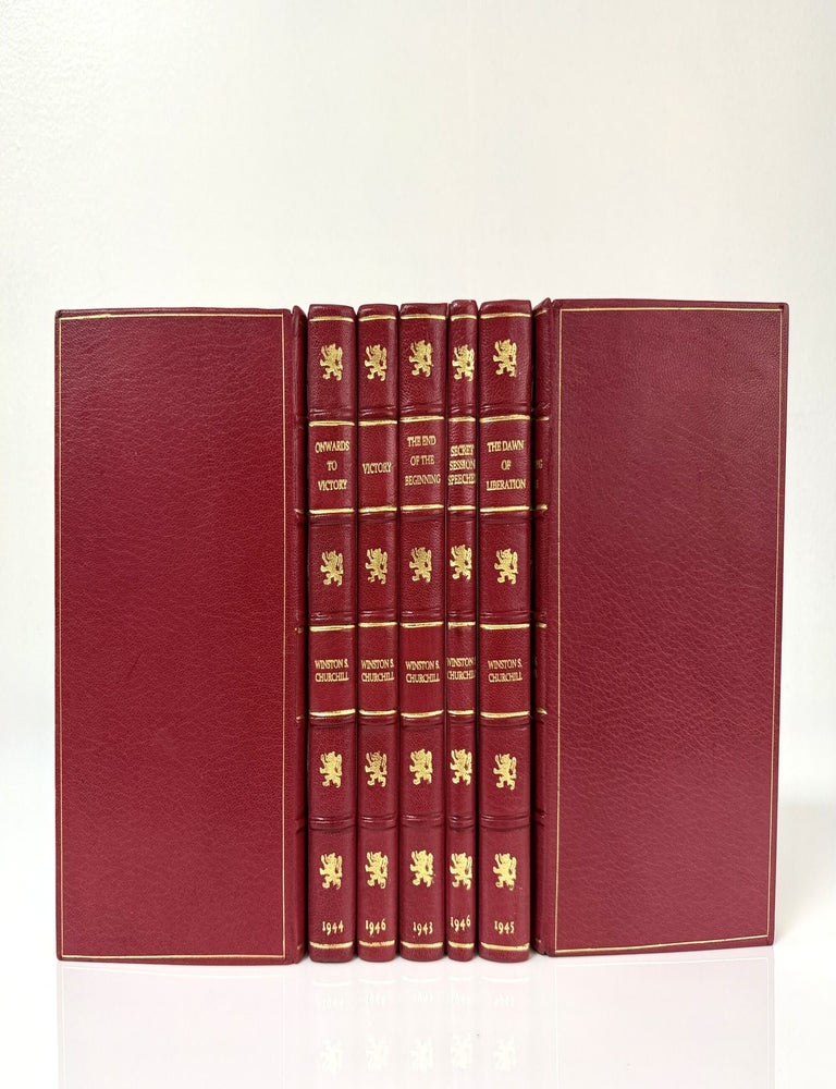 Item #3504 War Speeches. Winston S. Churchill.