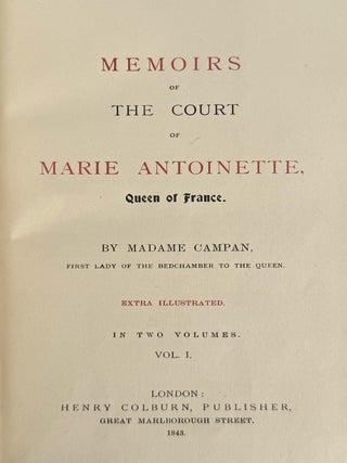 Memoirs of the Court of Marie Antoinette