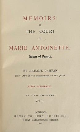 Memoirs of the Court of Marie Antoinette